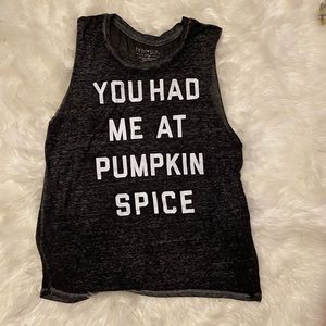 Fifth Sun Pumpkin Spice Muscle Tee